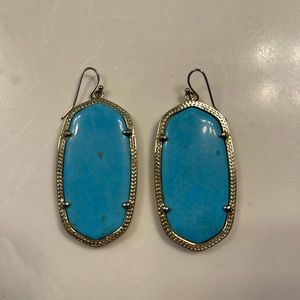Kendra Scott turquoise Danielle earrings